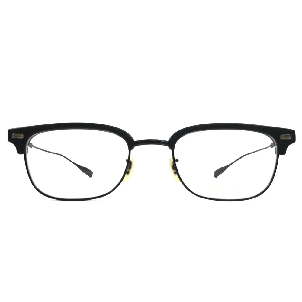 Eyevan Eyeglasses Frames Bernal MPBK/BK Matte Black Rectangle Full Rim 51-21-145